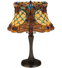 Meyda Blue 130762 - 22.5"H Hanginghead Dragonfly Table Lamp