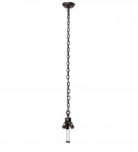 Meyda Blue 190037 - 5"W Mahogany Bronze 1 LT Heavy Duty Pendant Hardware
