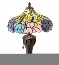 Meyda Blue 224040 - 17" High Wisteria Table Lamp