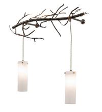 Meyda Blue 243054 - 24" Wide Winter Solstice 2 Light Wall Sconce
