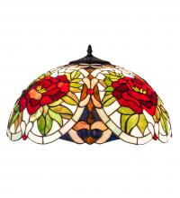 Meyda Blue 26305 - 20" Wide Renaissance Rose Shade