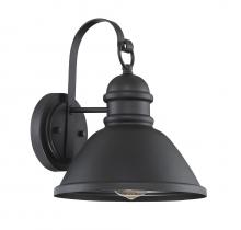 Savoy House Meridian CA M50016BK - 1-Light Outdoor Wall Lantern in Matte Black