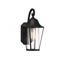 Savoy House Meridian CA M50023BK - 1-Light Outdoor Wall Lantern in Matte Black