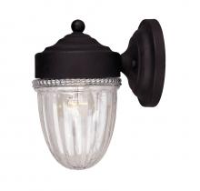 Savoy House Meridian CA M50060TB - 1-Light Outdoor Wall Lantern in Textured Black