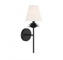 Savoy House Meridian CA M90077MBK - 1-Light Wall Sconce in Matte Black