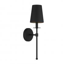 Savoy House Meridian CA M90084MBK - 1-Light Wall Sconce in Matte Black