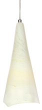Stone Lighting PD167OPSNMB6M - Pendant Swirl Grande Opal Satin Nickel E26 Incandescent 60W Monopoint