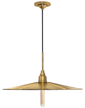 Stone Lighting PD421BBRT4CBLM - Pendant Doppio Brushed Brass 120v 40w Retro Tube Filament 300mm T8 E26 Black Cord