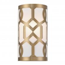 Crystorama 2262-AG - Libby Langdon for Crystorama Jennings 1 Light Aged Brass Sconce