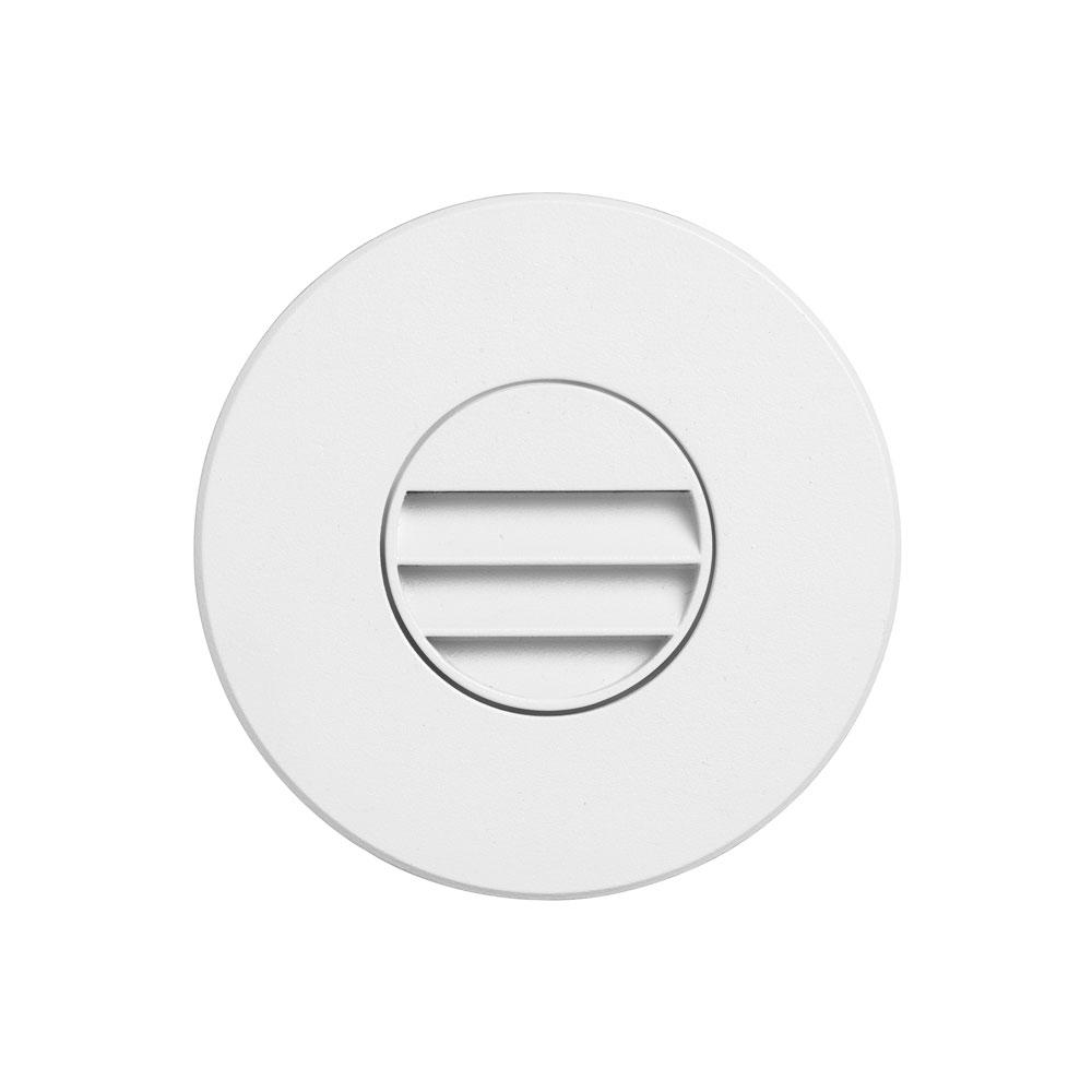 120VAC input, Ã˜88xH82mm, 2700K, 3.3W IP65, White Wall LED with Louver