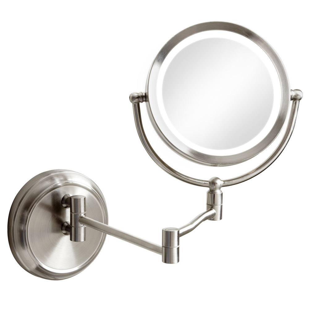 5x Swing Arm Lighted Magnifier Mirror