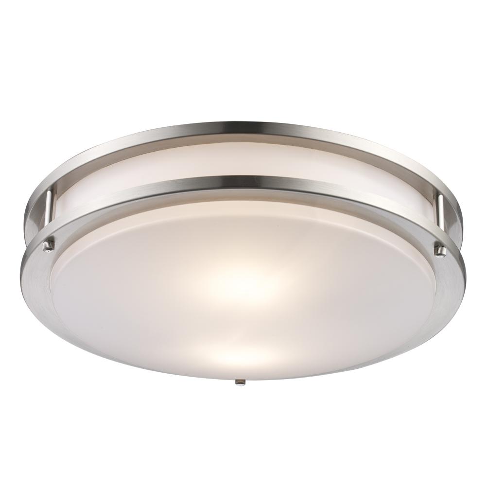 2LT FLUSH-E26-MED-ROUND-DOUBLE