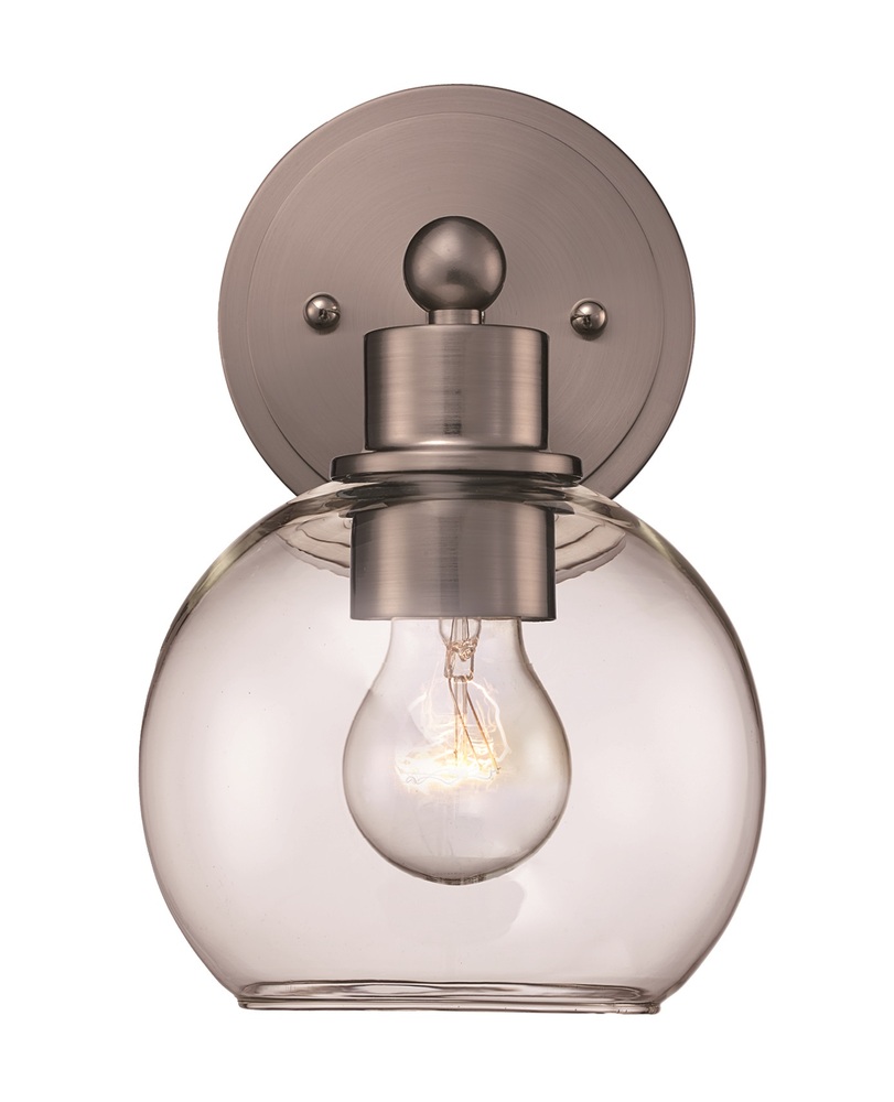 1LT SCONCE BAILEY CL-BN