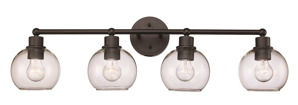 4LT VANITY BAILEY CL-BK
