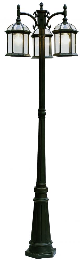 3LT POLE-OUTD-DOWN-BEVELED GLA