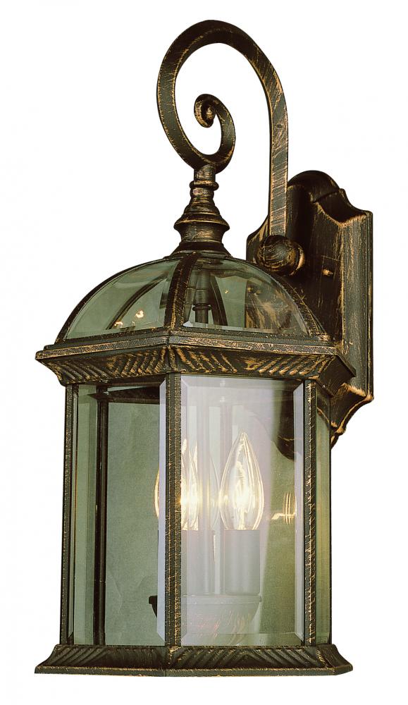 3LT WALL-MED-OUTD-BEVELED GLAS