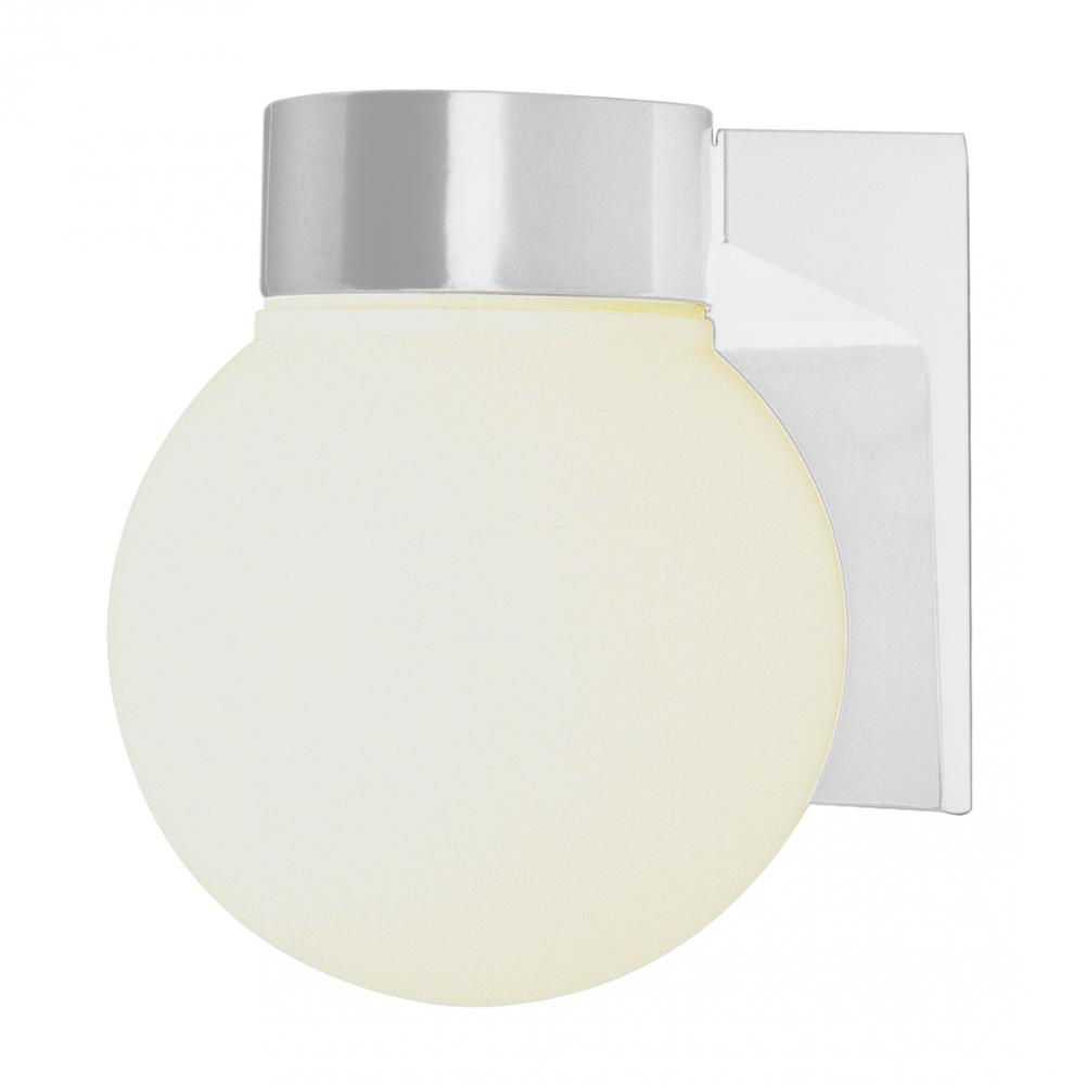 1 LT WALL-SCREW BALL-OPAL GLS