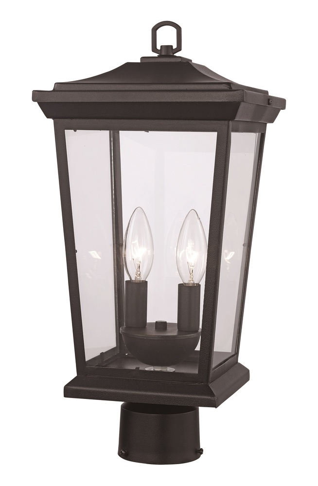 2LT OUTD POST LANTERN TORCH ME