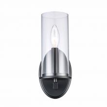 Trans Globe 71731 BK - 1LT VANITY-CANDEL-CLEAR GLASS-