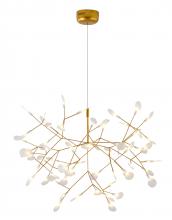 Bethel International FL02C38G - Gold LED Chandelier