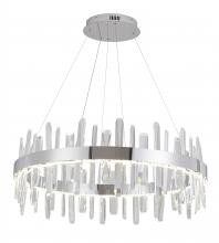 Bethel International FT71C32CR - Stainless Steel and Crystal LED Chandelier