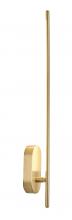 Bethel International FT80W24BR - LED Wall Sconce Stainless Steel & Acrylic