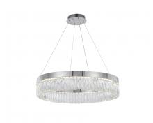 Bethel International FT93C32CH - Stainless Steel and Crystal LED Chandelier