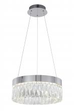 Bethel International FT95C16CH - Stainless Steel and Crystal LED Chandelier