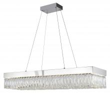 Bethel International FT97C40CH - Stainless Steel and Crystal LED Chandelier