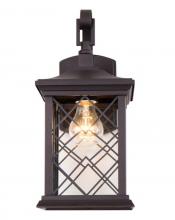 Bethel International TD25W8B - Black Outdoor Wall Sconce