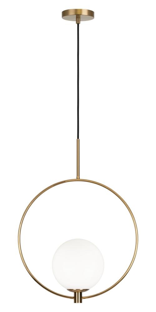 Averley Aged Gold Brass Pendant