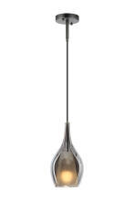 Matteo Lighting C37501MBSM - Jericho Matte Black Pendant