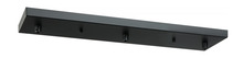 Matteo Lighting CP0203BK - Multi Ceiling Canopy (Line Voltage) Black Canopy