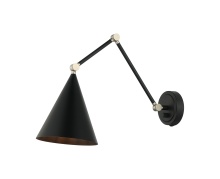 Matteo Lighting S16521MB - Pearson Matte Black Wall Sconce
