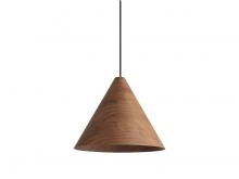 Golden Canada 3988-18 DWA - Conique 2-Light Pendant in Dark Walnut