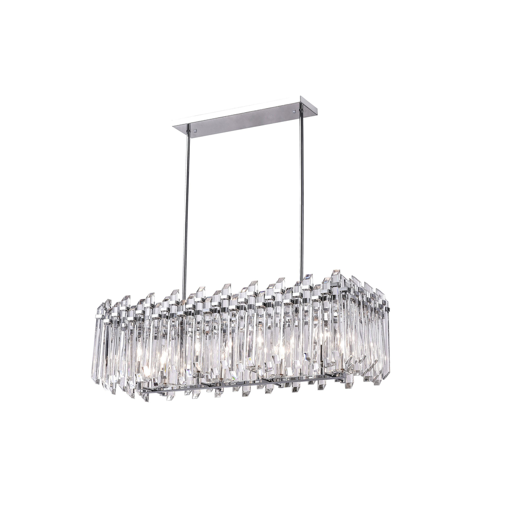 Henrietta 8 Light Chandelier With Chrome Finish