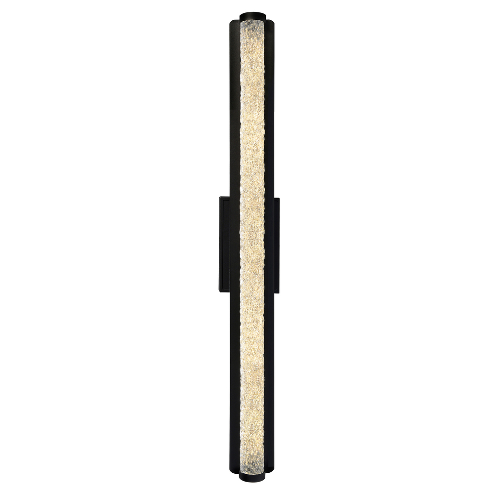 Fiji Integrated LED Black Outdoor Wall Light