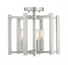 Savoy House Canada 6-7702-3-SN - Benson 3-Light Ceiling Light in Satin Nickel