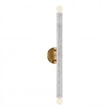 Savoy House Canada 9-2901-2-264 - Callaway 2-Light Wall Sconce in White Marble with Warm Brass
