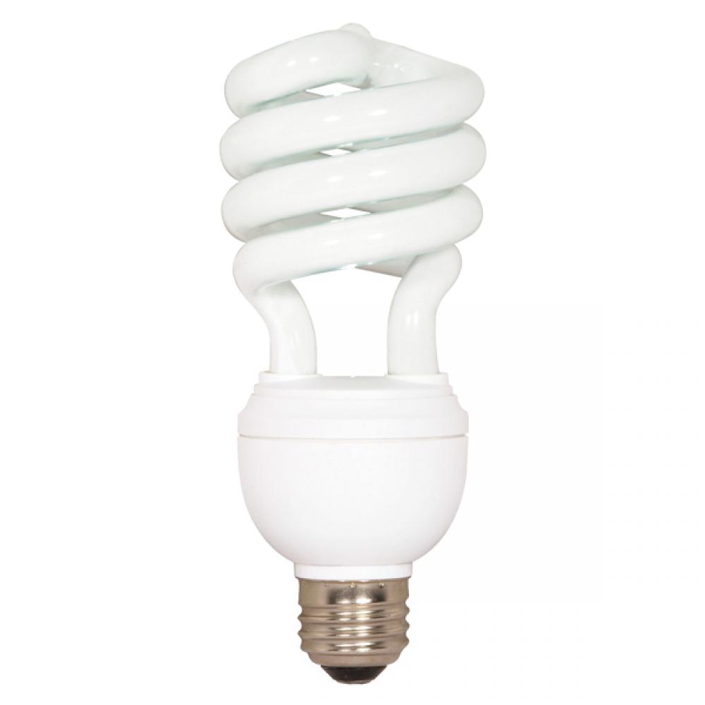12 Watt/20 Watt/26 Watt; Spiral Compact Fluorescent; 2700K; 82 CRI; Medium base; 120 Volt