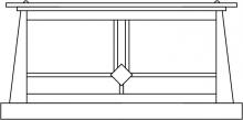 Arroyo Craftsman ABC-15RM-AB - 15" Aberdeen column mount