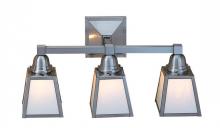 Arroyo Craftsman AS-3TTN-MB - a-line shade 3 light sconce with t-bar overlay