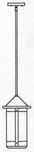 Arroyo Craftsman BSH-7LM-BK - 7" berkeley long body stem hung pendant