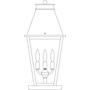 Arroyo Craftsman CRC-10RM-AB - 10" croydon column mount