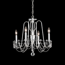 Schonbek 1870 AR1004N-48O - Esmery 4 Light 120V Chandelier in Antique Silver with Optic Crystal