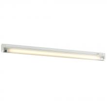 Galaxy Lighting 420014WH - Fluorescent Under Cabinet Strip Light with On/Off Switch