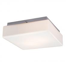 Galaxy Lighting 633500CH-213EB - Flush Mount Ceiling Light - in Polished Chrome finish with Satin White Glass