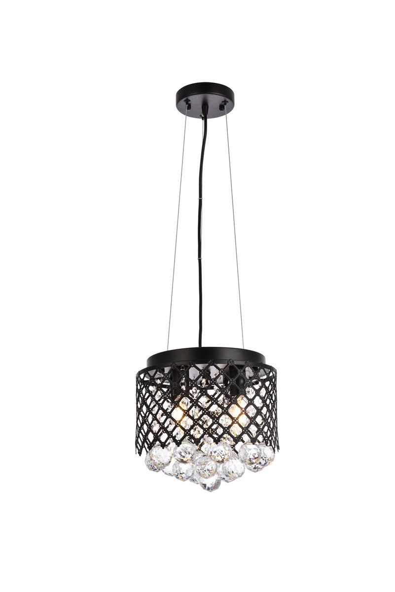 Tully Pendant D10"*H9.7 L4 Black