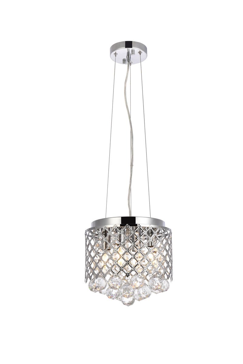 Tully Pendant D10"*H9.7 L4 Chrome