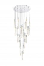 Elegant 2089G42C - Aurora 42 inch Chandelier in Chrome